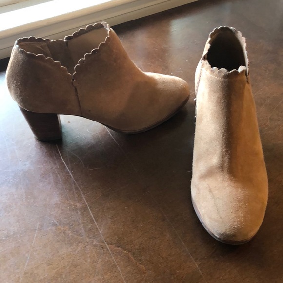 Jack Rogers Shoes - EUC brown jack roger heel suede booties
